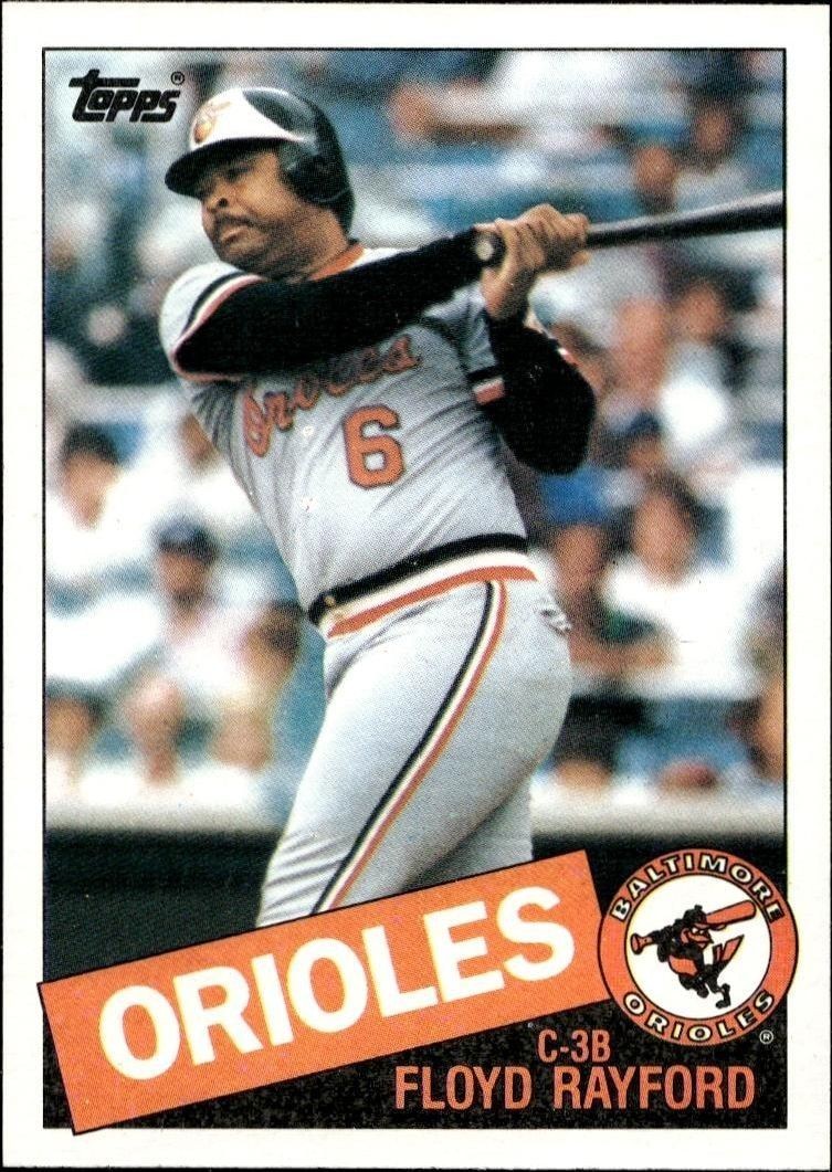 1985 Topps Floyd Rayford #341 trading card