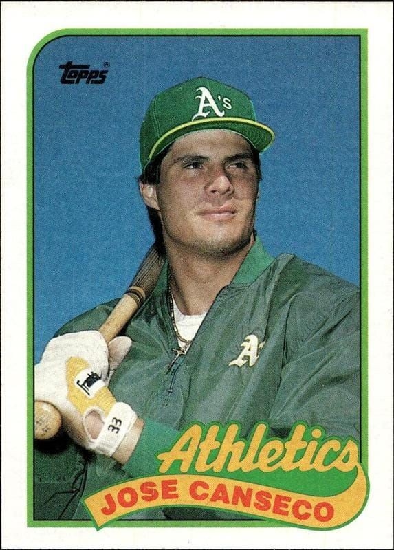 1989 Topps Jose Canseco #500 trading card