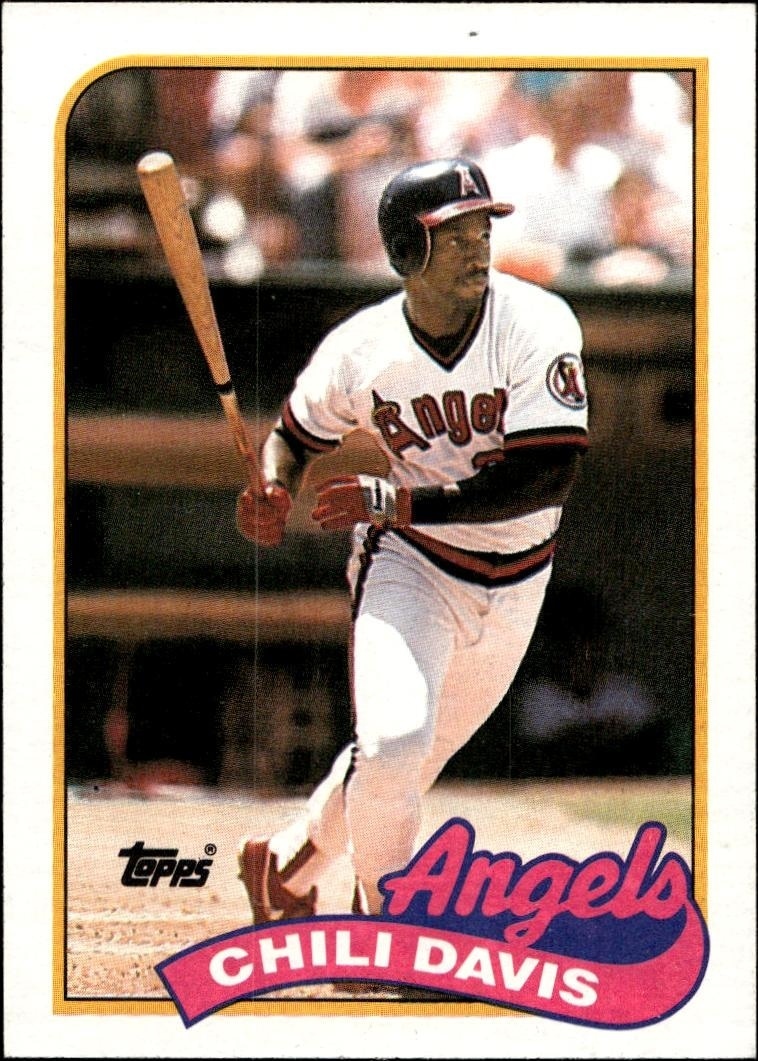 1989 Topps Chili Davis #525 trading card