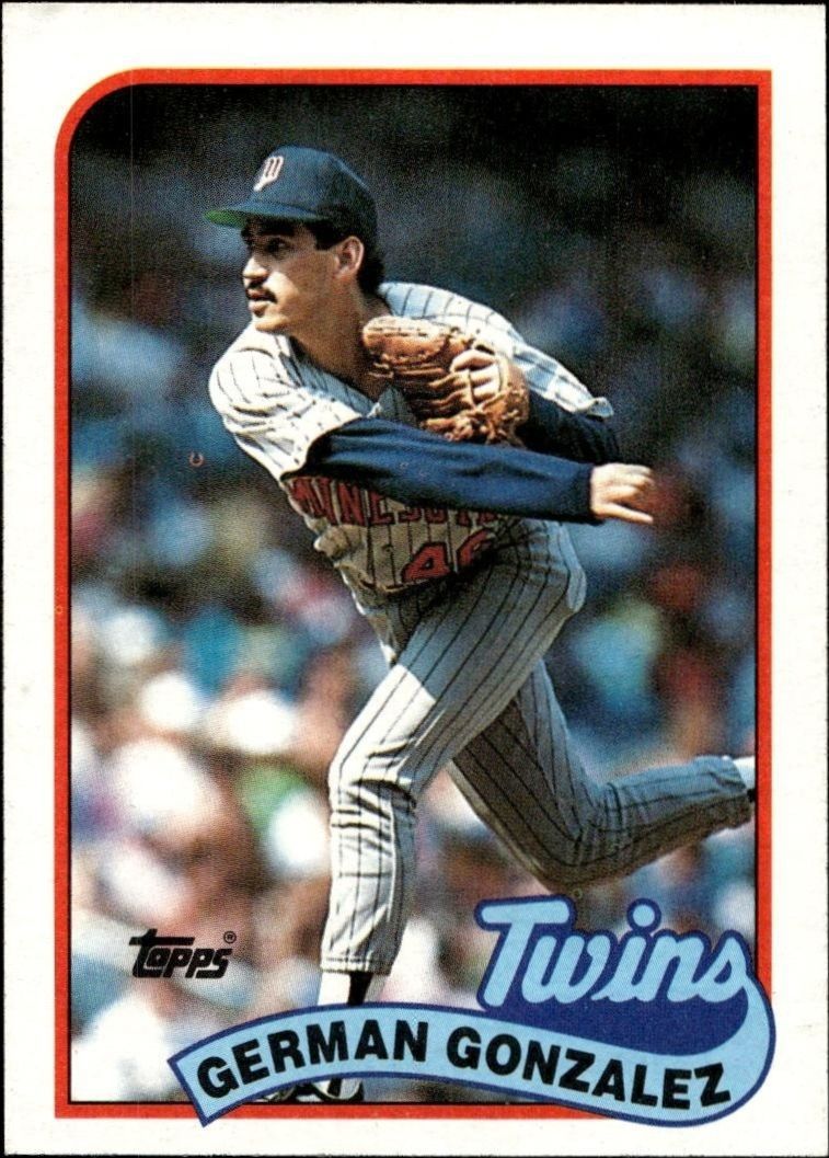 1989 Topps German Gonzalez #746 trading card