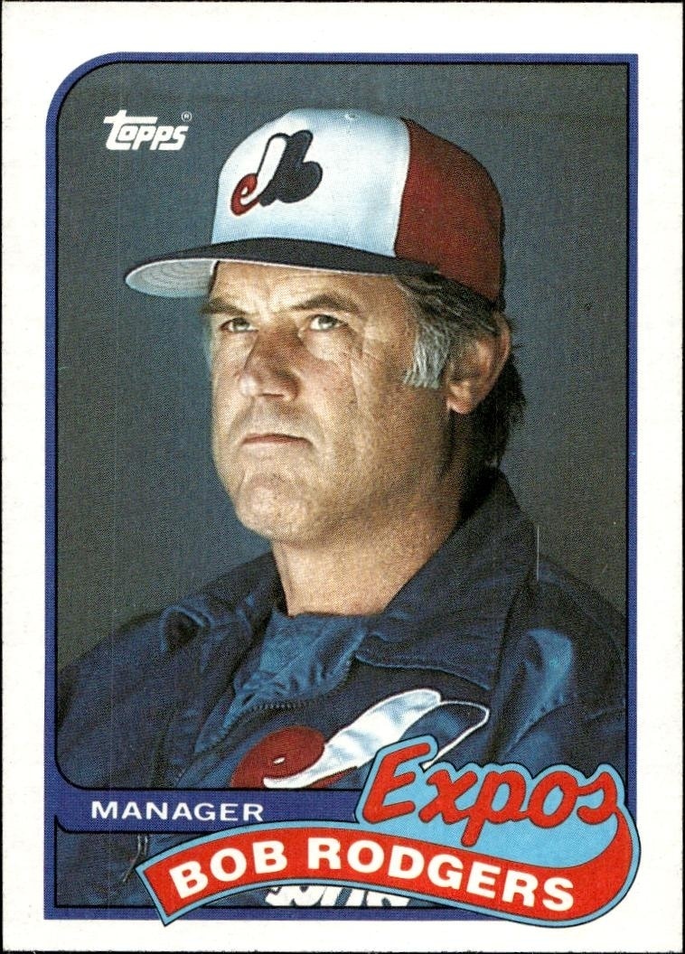 1989 Topps Bob Rodgers #474 trading card