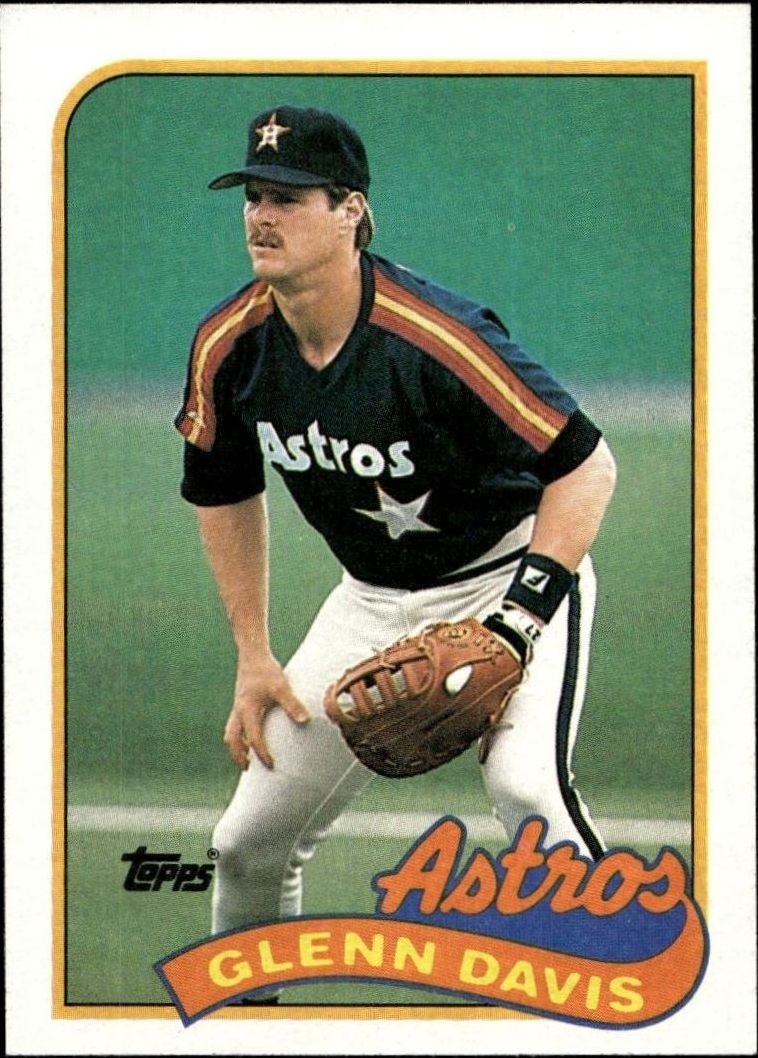 1989 Topps Glenn Davis #765 trading card