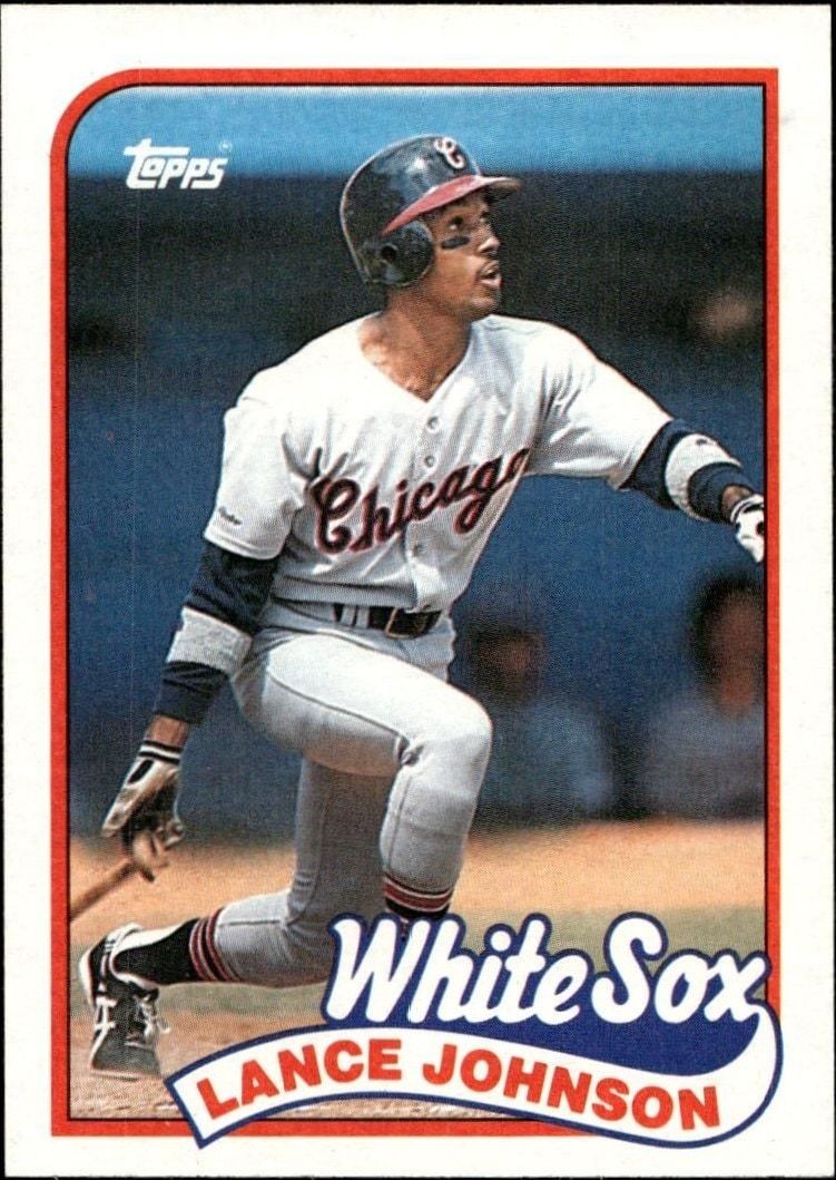 1989 Topps Lance Johnson #122 trading card