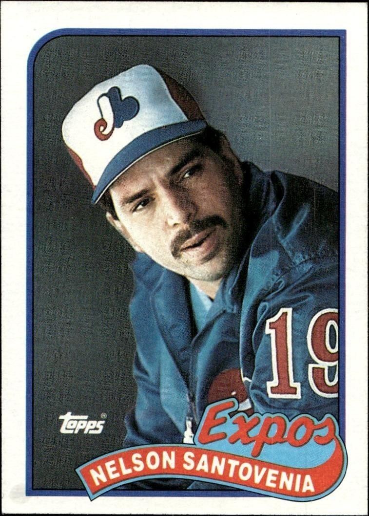 1989 Topps Nelson Santovenia #228 trading card