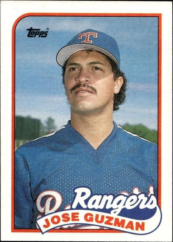 1989 Topps Jose Guzman #462 trading card