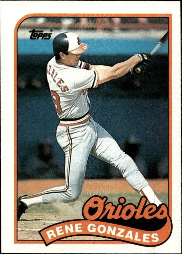 1989 Topps Rene Gonzales #213 trading card