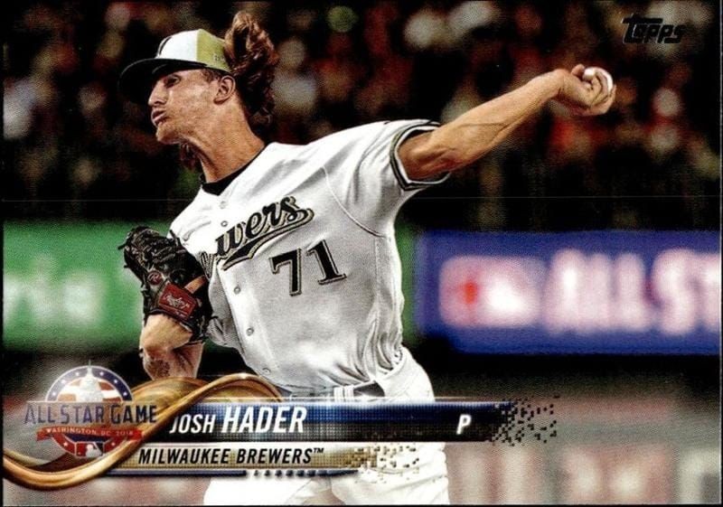 2018 Topps Update Series Josh Hader #US85 trading card