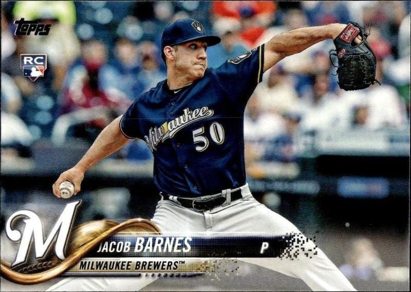 2018 Topps Update Series Jacob Barnes #US40 trading card
