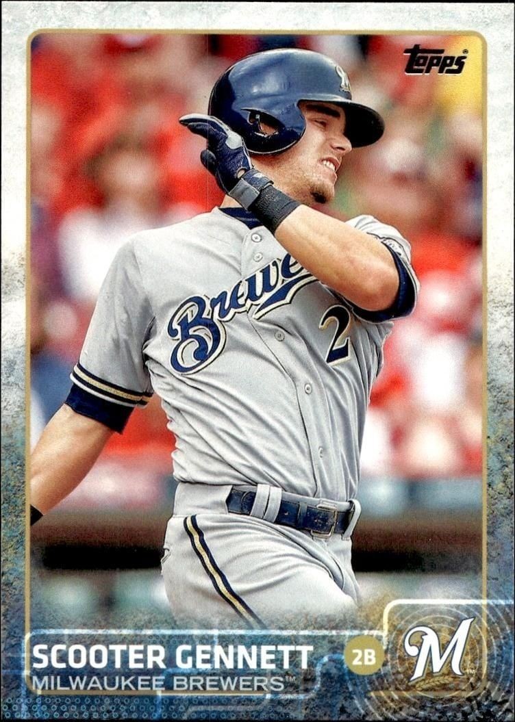 2015 Topps Series 1 Scooter Gennett #101 trading card
