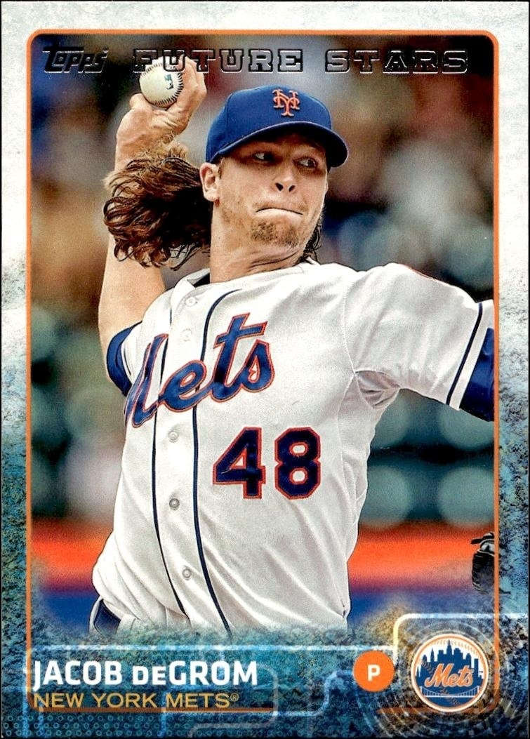 2015 Topps Series 1 Jacob DeGrom #129 trading card