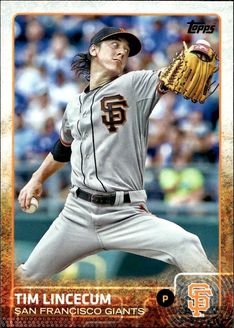 2015 Topps Series 1 Tim Lincecum #138 trading card