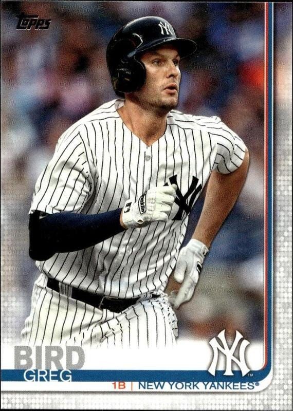 2019 Topps Series 2 Greg Bird #653 trading card