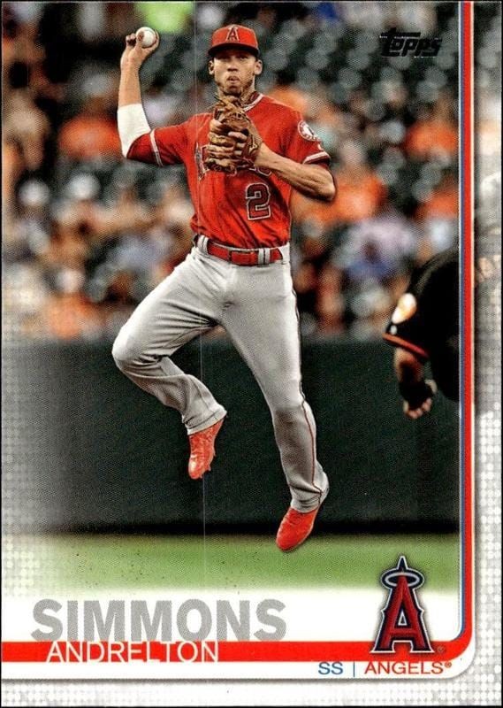 2019 Topps Series 1 Andrelton Simmons #255 trading card