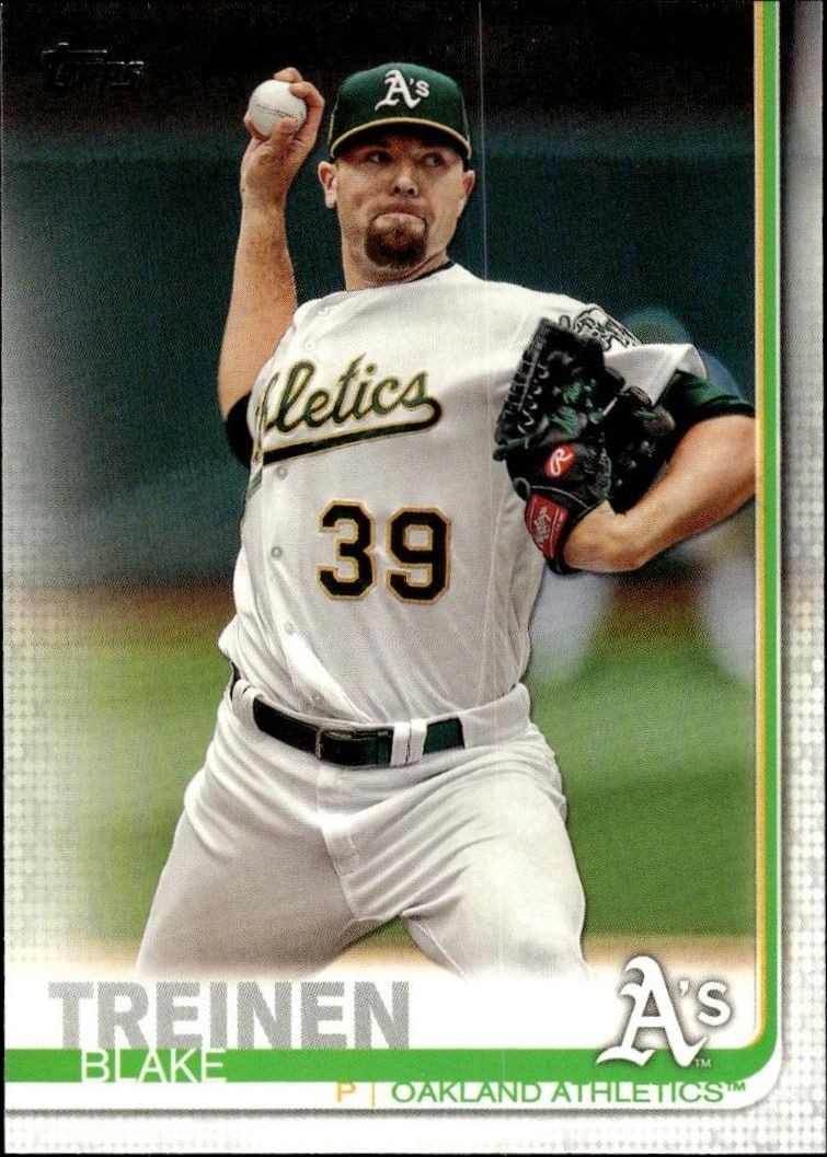 2019 Topps Series 1 Blake Treinen #147 trading card