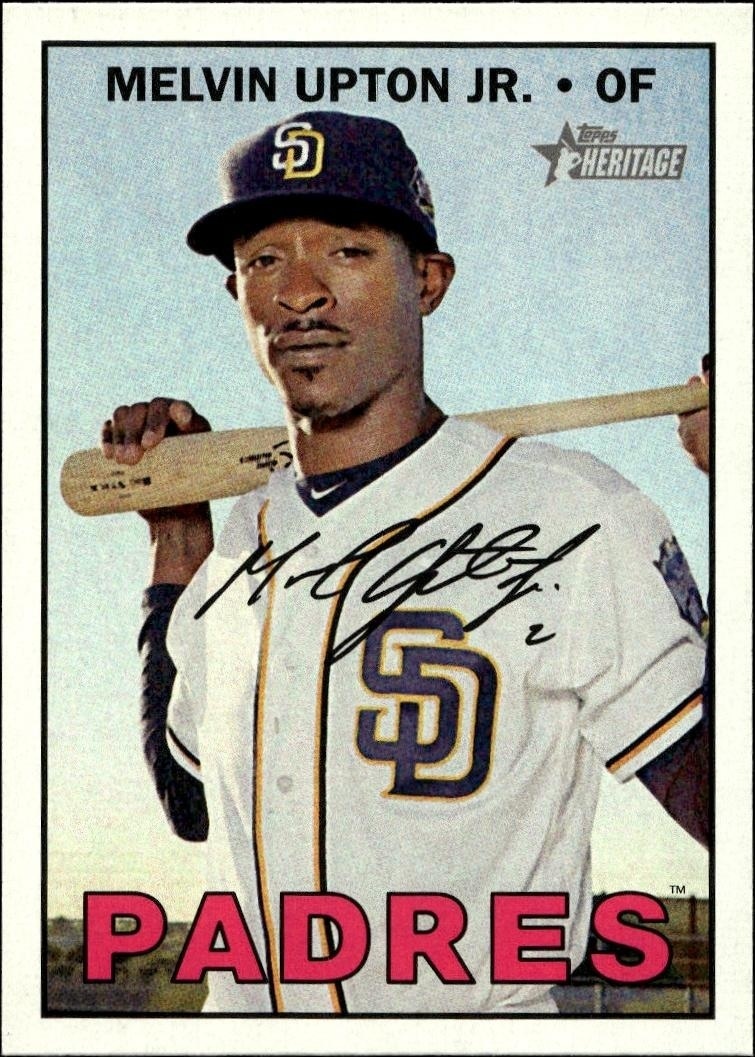 2016 Topps Heritage High Number Melvin Upton Jr. #515 trading card