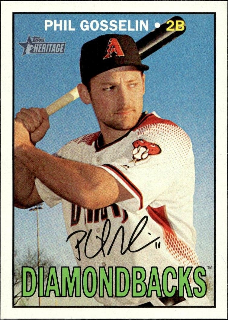 2016 Topps Heritage High Number Phil Gosselin #537 trading card