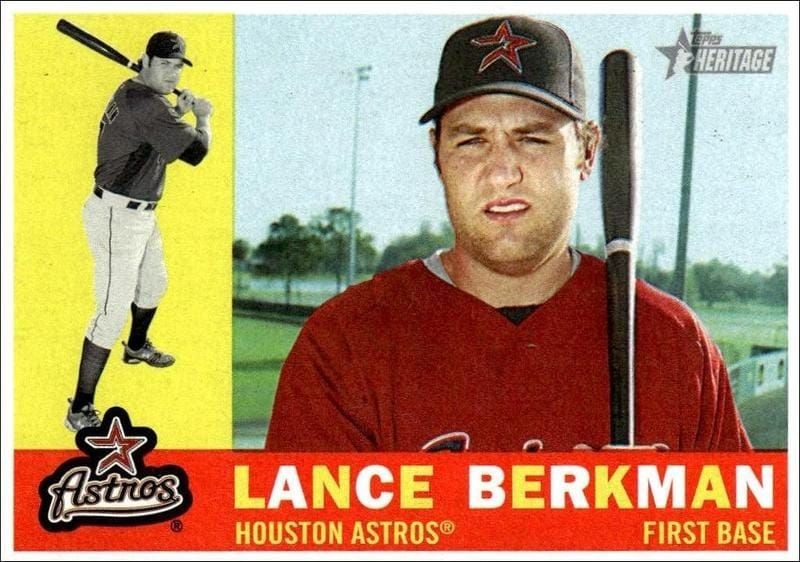 2009 Topps Heritage Lance Berkman #271 trading card