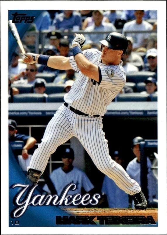 2010 Topps Series 1 Mark Teixeira #250 trading card