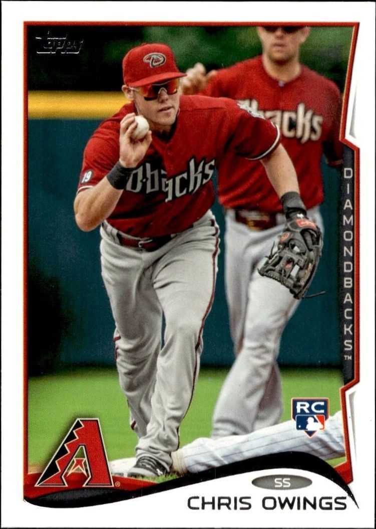 2014 Topps Series 1 Chris Owings #232 trading card
