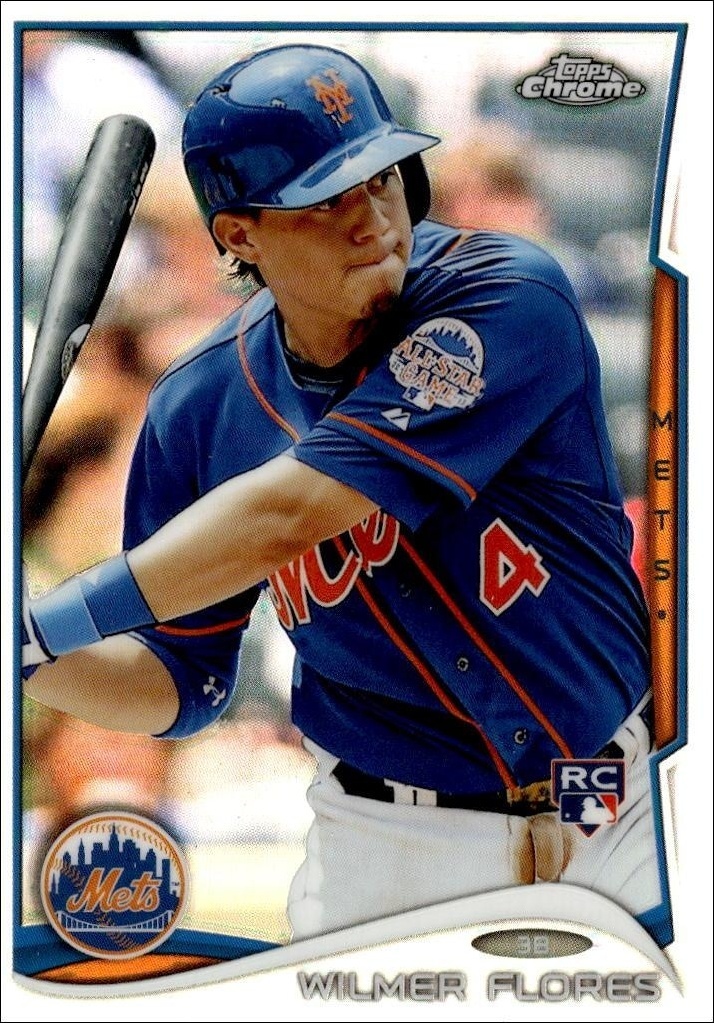 2014 Topps Chrome Wilmer Flores #67 trading card