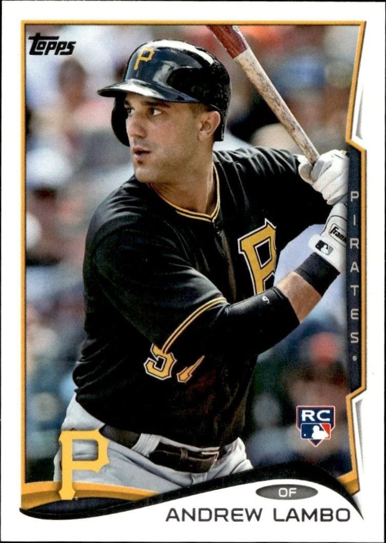 2014 Topps Series 1 Andrew Lambo #54 trading card
