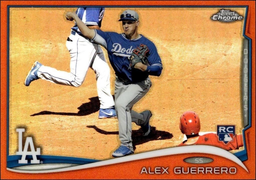 2014 Topps Chrome Alex Guerrero #14 trading card