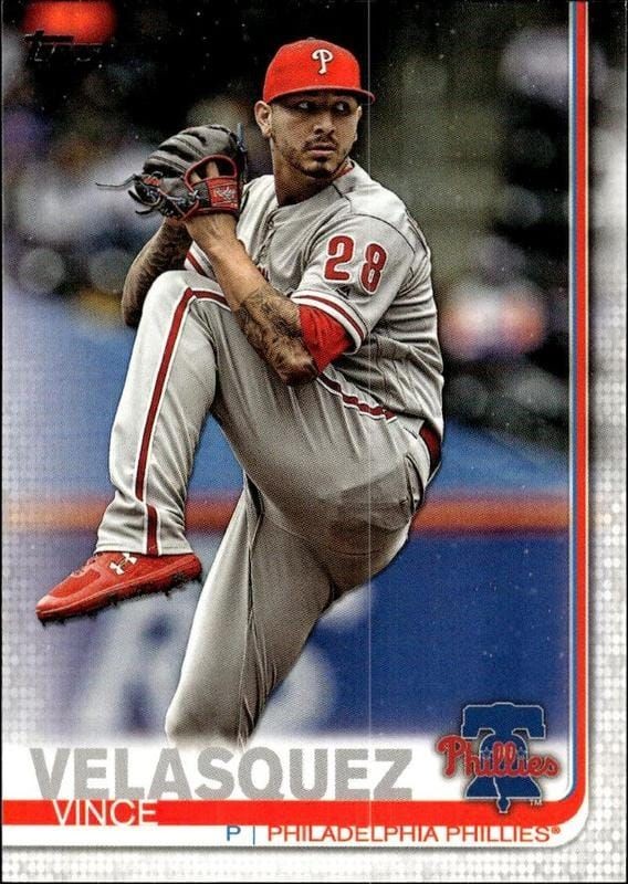 2019 Topps Series 2 Vince Velasquez #480 trading card