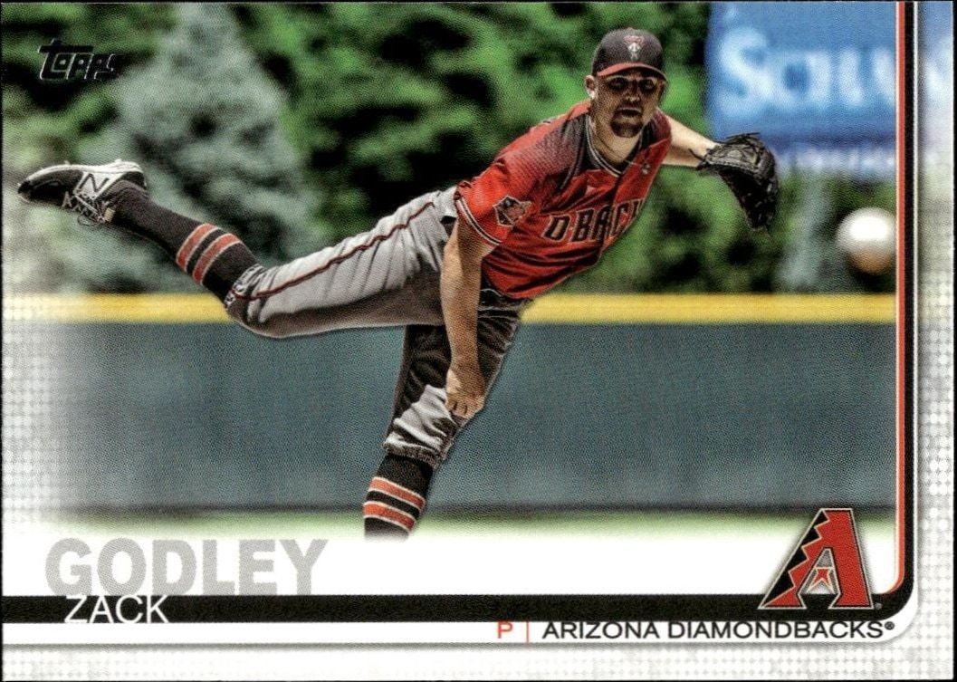 2019 Topps Series 1 Zack Godley #59 trading card