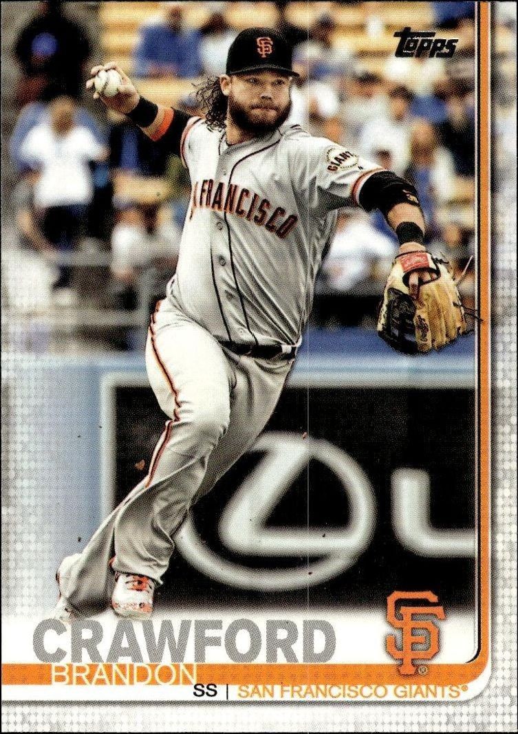 2019 Topps Series 1 Brandon Crawford #53 trading card