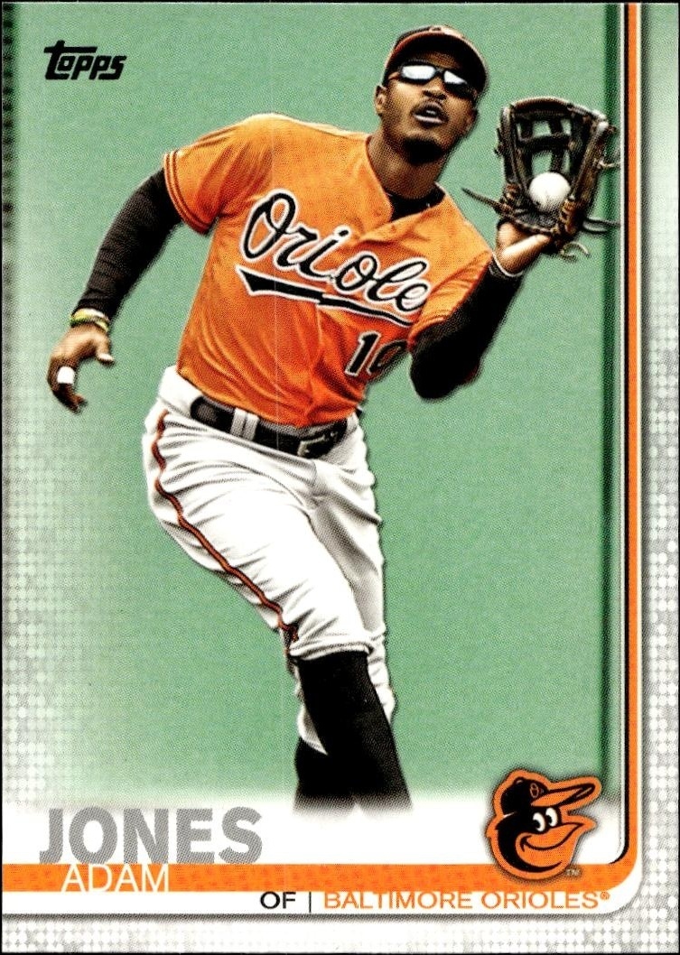 2019 Topps Series 1 Adam Jones #8 trading card