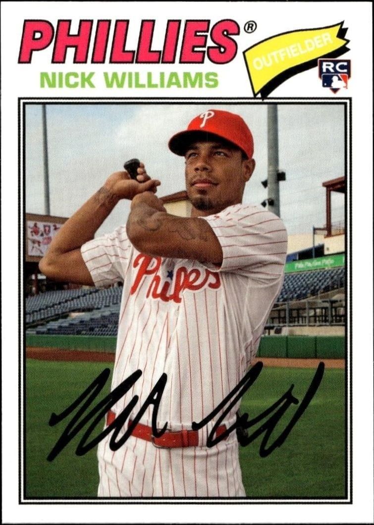 2018 Topps Archives Nick Williams #146 trading card