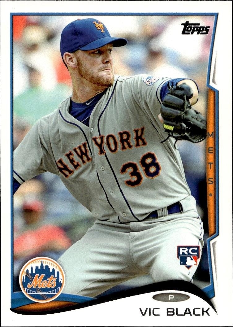 2014 Topps Series 2 Vic Black #557 trading card