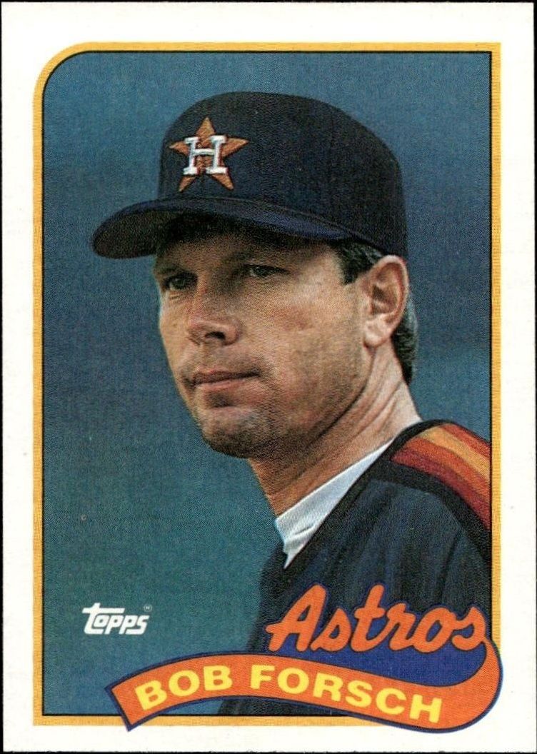 1989 Topps Bob Forsch #163 trading card