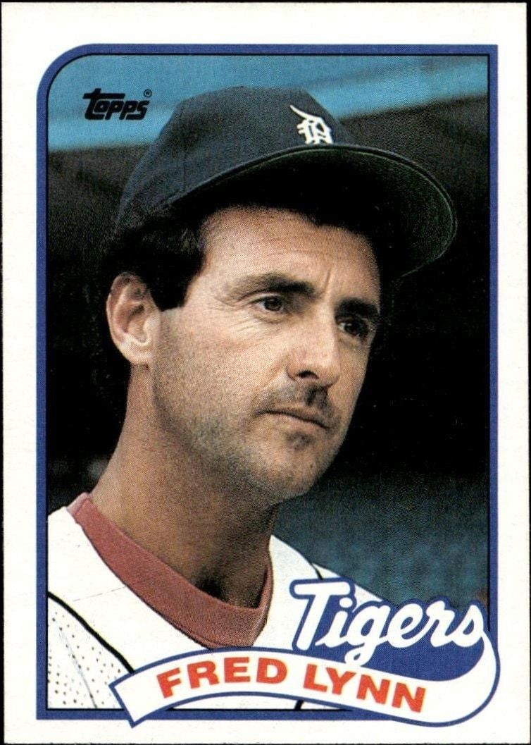 1989 Topps Fred Lynn #416 trading card