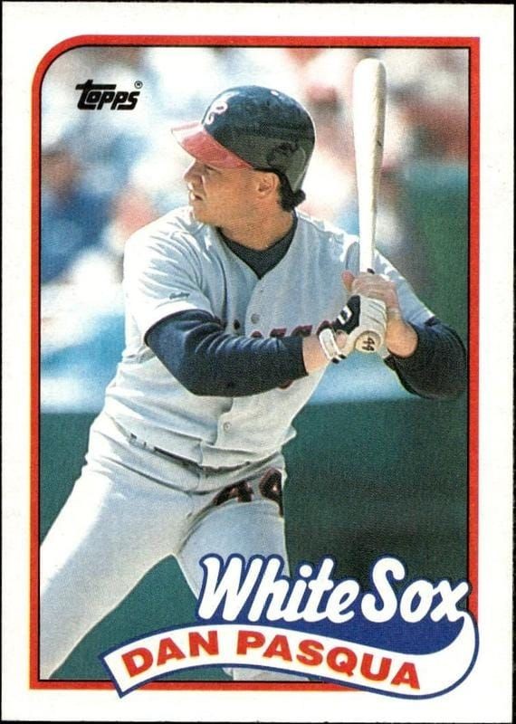 1989 Topps Dan Pasqua #558 trading card