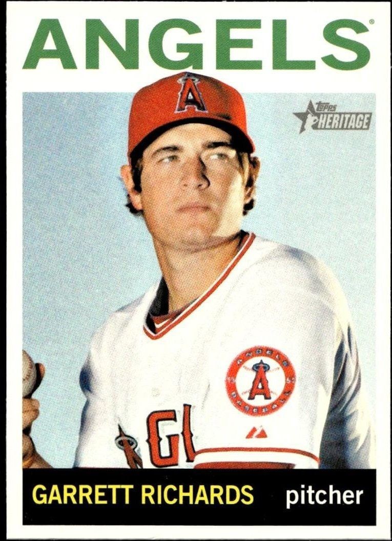 2013 Topps Heritage Garrett Richards #299 trading card