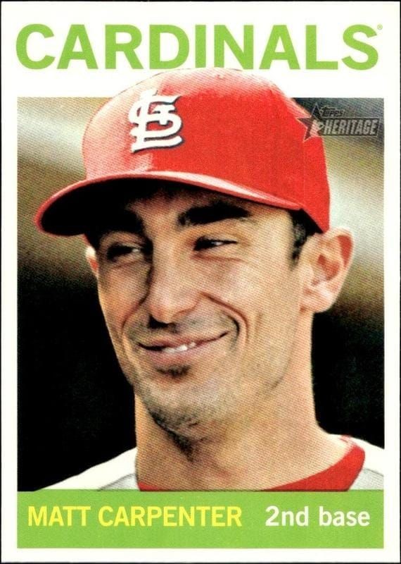 2013 Topps Heritage High Number Matt Carpenter #H563 trading card