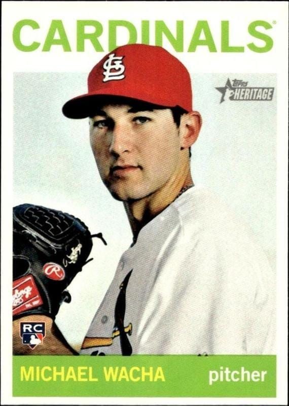 2013 Topps Heritage High Number Michael Wacha #H594 trading card