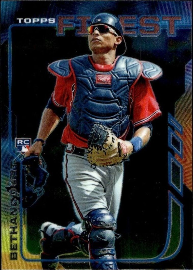 2014 Topps Finest Christian Bethancourt #52 trading card