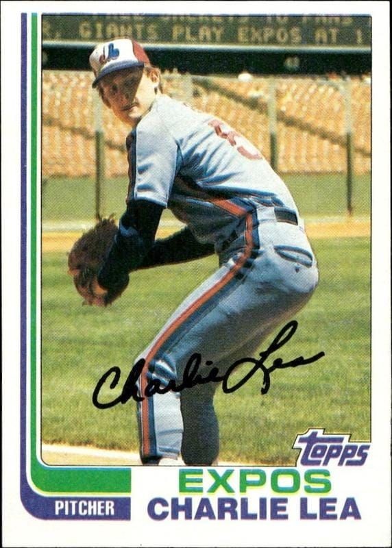 1982 Topps Charlie Lea #38 trading card