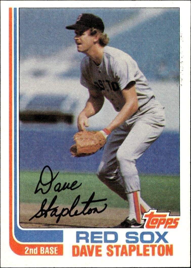 1982 Topps Dave Stapleton #589 trading card
