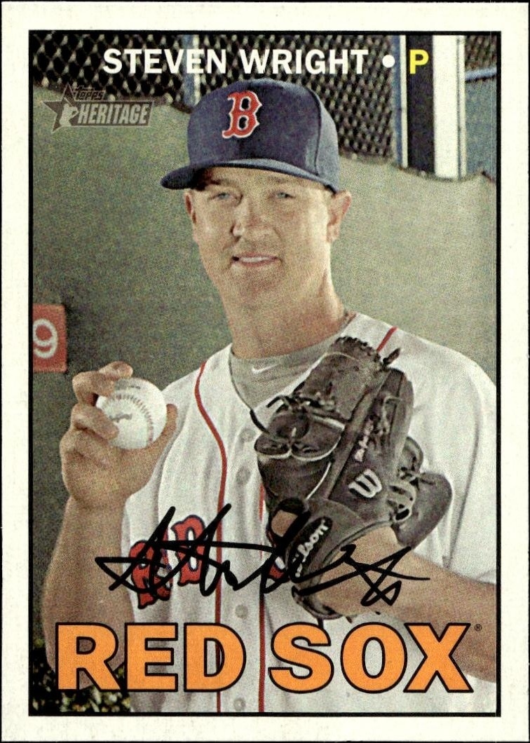 2016 Topps Heritage High Number Steven Wright #653 trading card