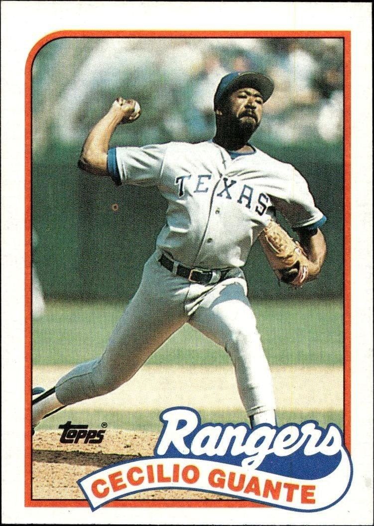 1989 Topps Cecilio Guante #766 trading card