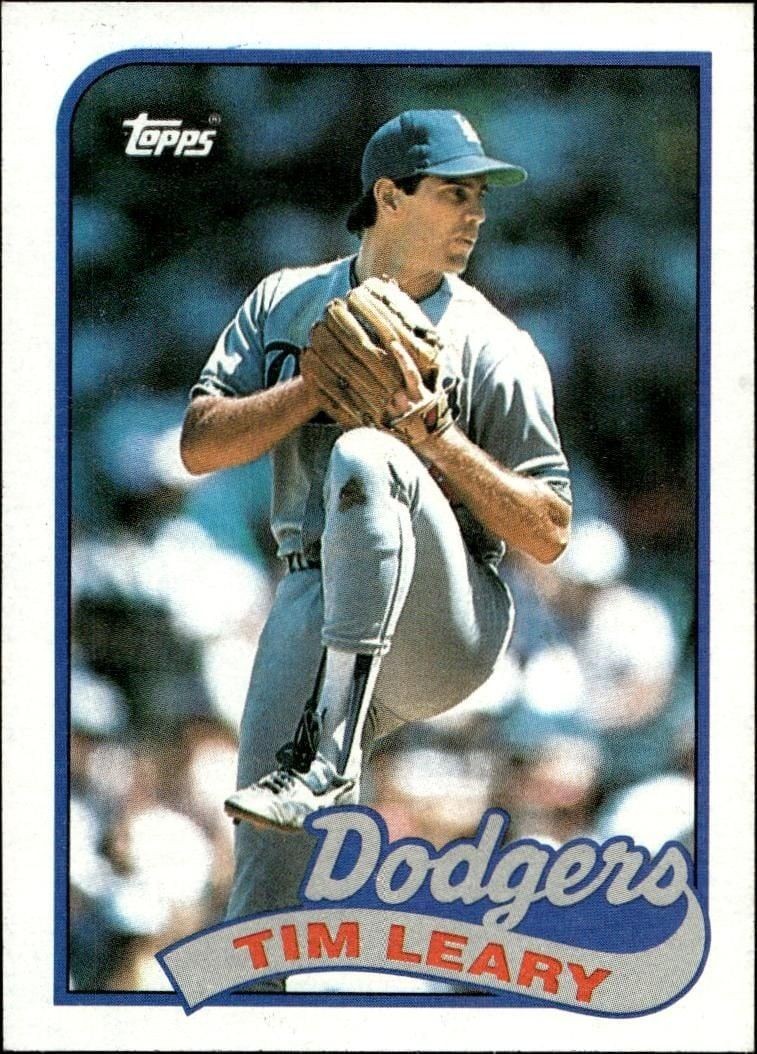 1989 Topps Tim Leary #249 trading card