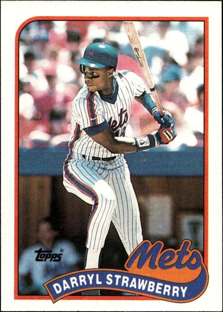 1989 Topps Darryl Strawberry #300 trading card