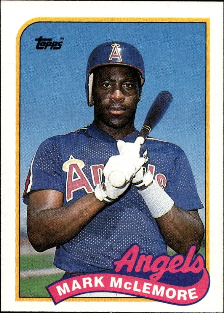 1989 Topps Mark McLemore #547 trading card