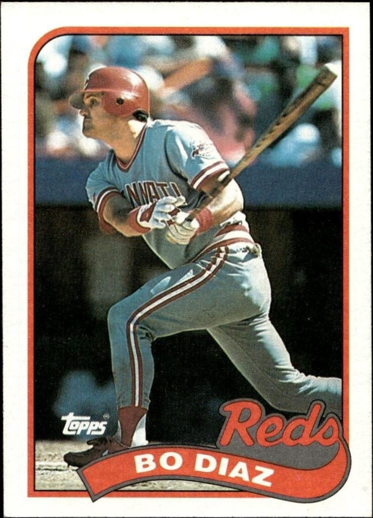 1989 Topps Bo Diaz #422 trading card