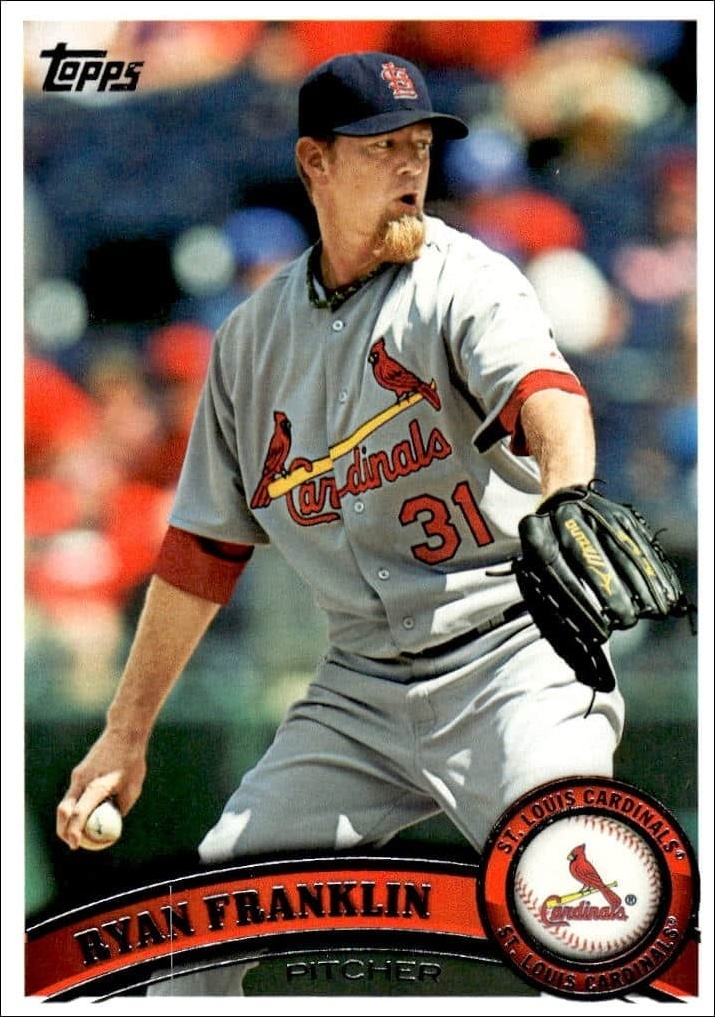 2011 Topps Series 2 Ryan Franklin #548 trading card