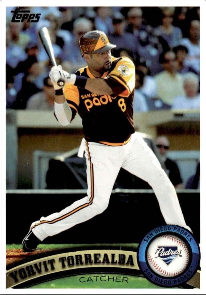 2011 Topps Series 1 Yorvit Torrealba #64 trading card