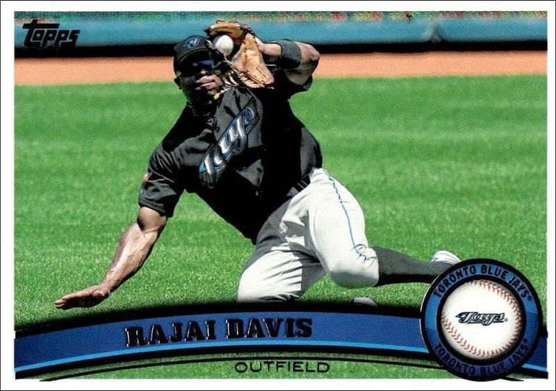 2011 Topps Series 2 Rajai Davis #588 trading card